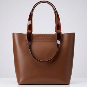 Lamarthe Paris Purse Brown Leather
